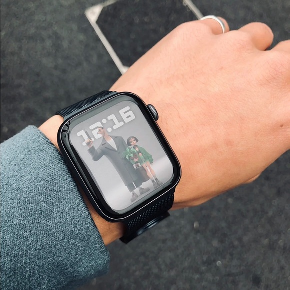 NEW BAND Mid Night  Milanese Stainless For Apple Watch - Picture 3 of 7